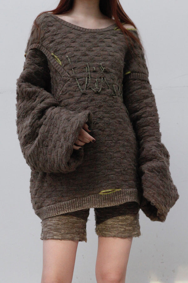 Vitelli basket stitching sweater FW22_VM_M003_GM